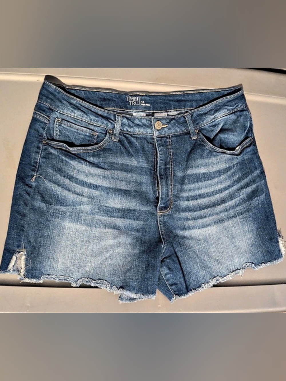 Sz 18 High Rise High Rise Denim Jean Shorts